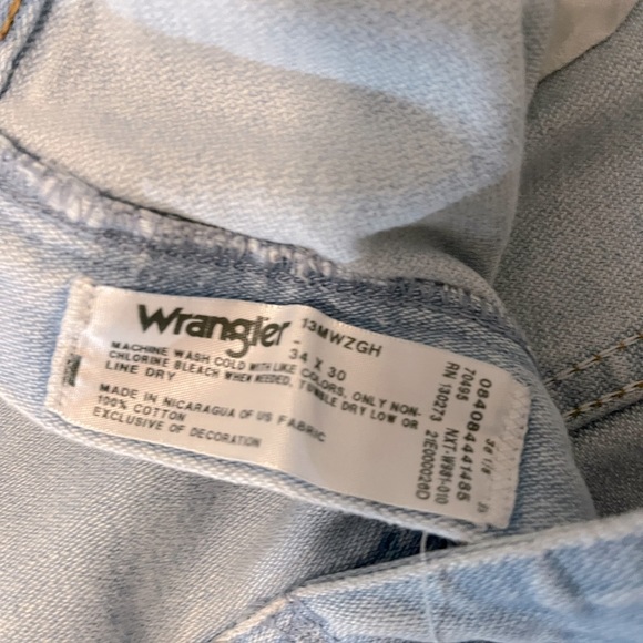 Wranglers White Wash Jeans - Picture 2 of 2